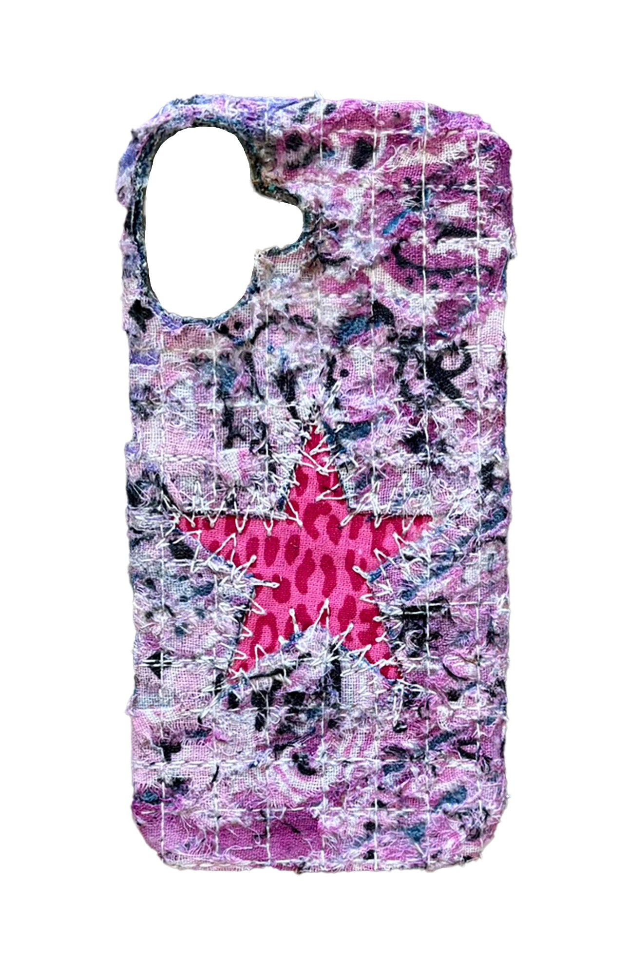 Boro iPhone 16 Plus Case - Cotton Candy "Pink Cheetah Star"
