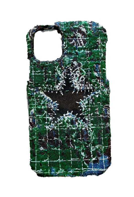 Boro iPhone 11 Case - "Green Camo Star"