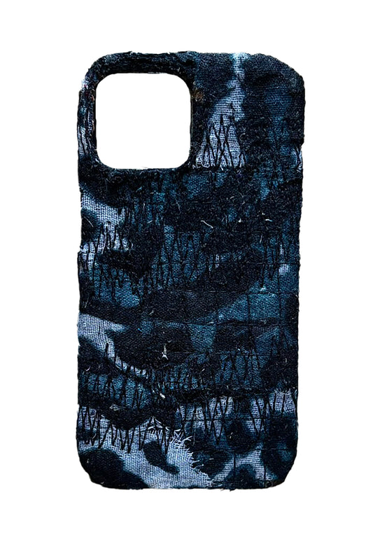 Boro iPhone 13/14 Case - Black Leopard "Frankenstein"