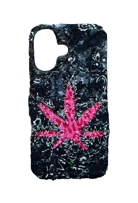 Boro iPhone 16 Case - Grey-Scale "Pink Cheetah 4/20"