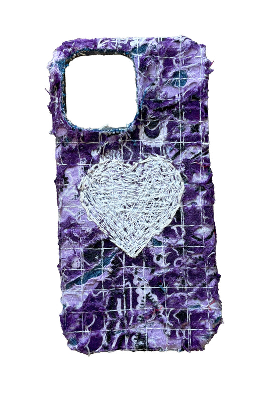 Boro iPhone 15 Pro Max Case - Purple Heart
