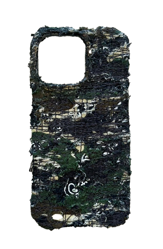 Boro iPhone 16 Pro Max Case - Black/Camo "Mummy"
