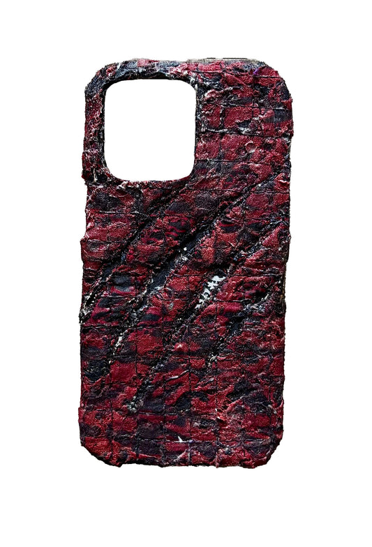 Boro iPhone 15 Pro Max Case - Red Tiger "Claw Marks"