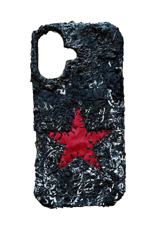 Boro iPhone 16 Case - "Red Star"