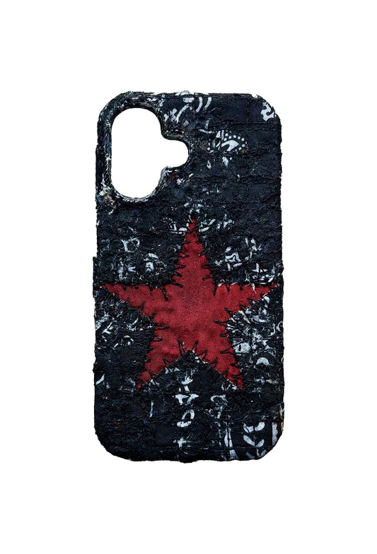 Boro iPhone 16 Case - "Red Star"