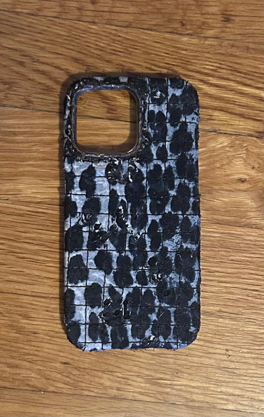 Boro iPhone 12 Pro Max Case - Black Leopard