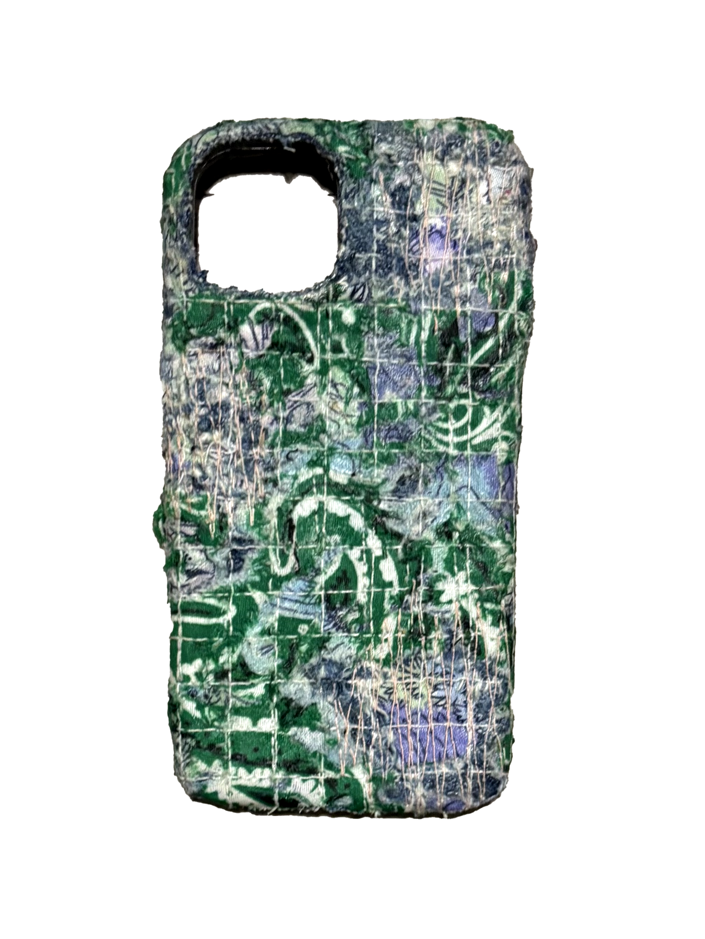 Boro iPhone 14 Case - Green/Blue