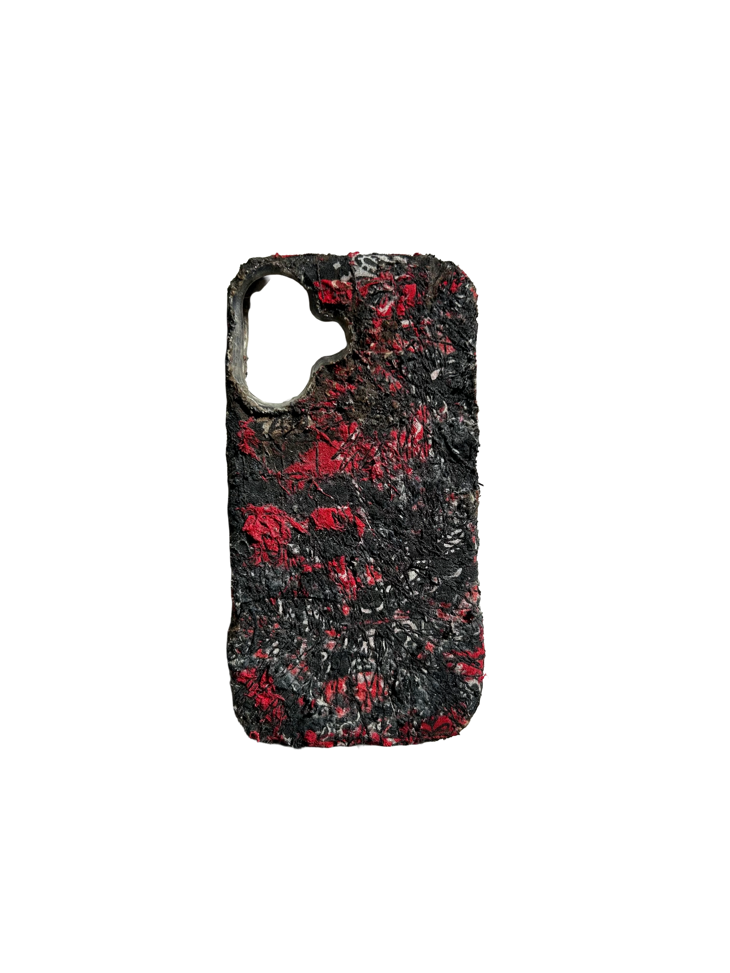 Boro iPhone 16 Case - Red Repaired “Bloom”