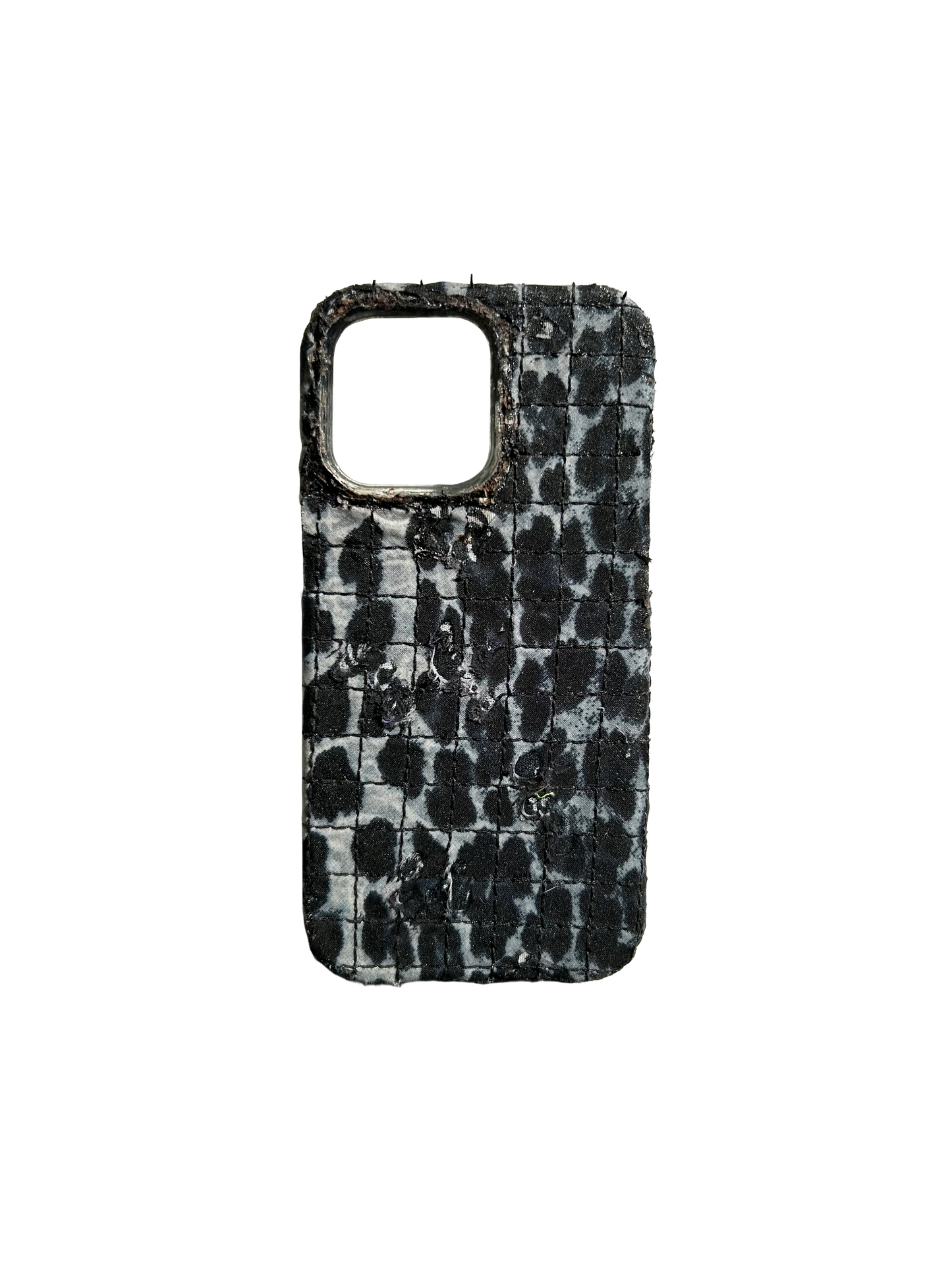 Boro iPhone 15 Pro Max Case - Grey Leopard