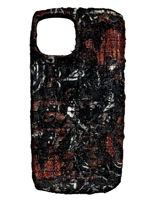 Boro IPhone 14 Case -  Black/Red/Gold
