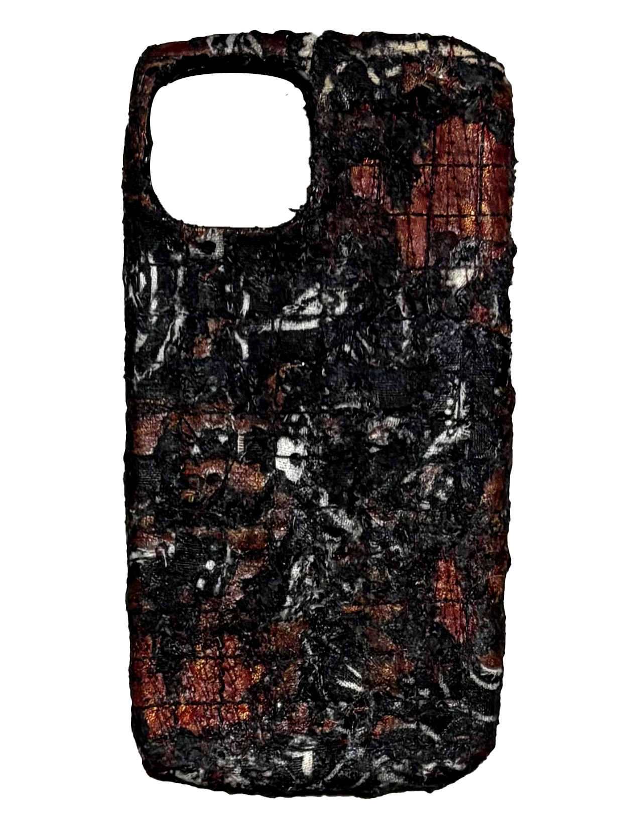 Boro IPhone 14 Case -  Black/Red/Gold
