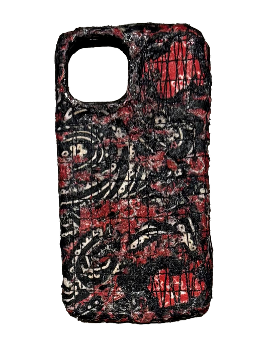 Boro IPhone 14 Case - Black/Red