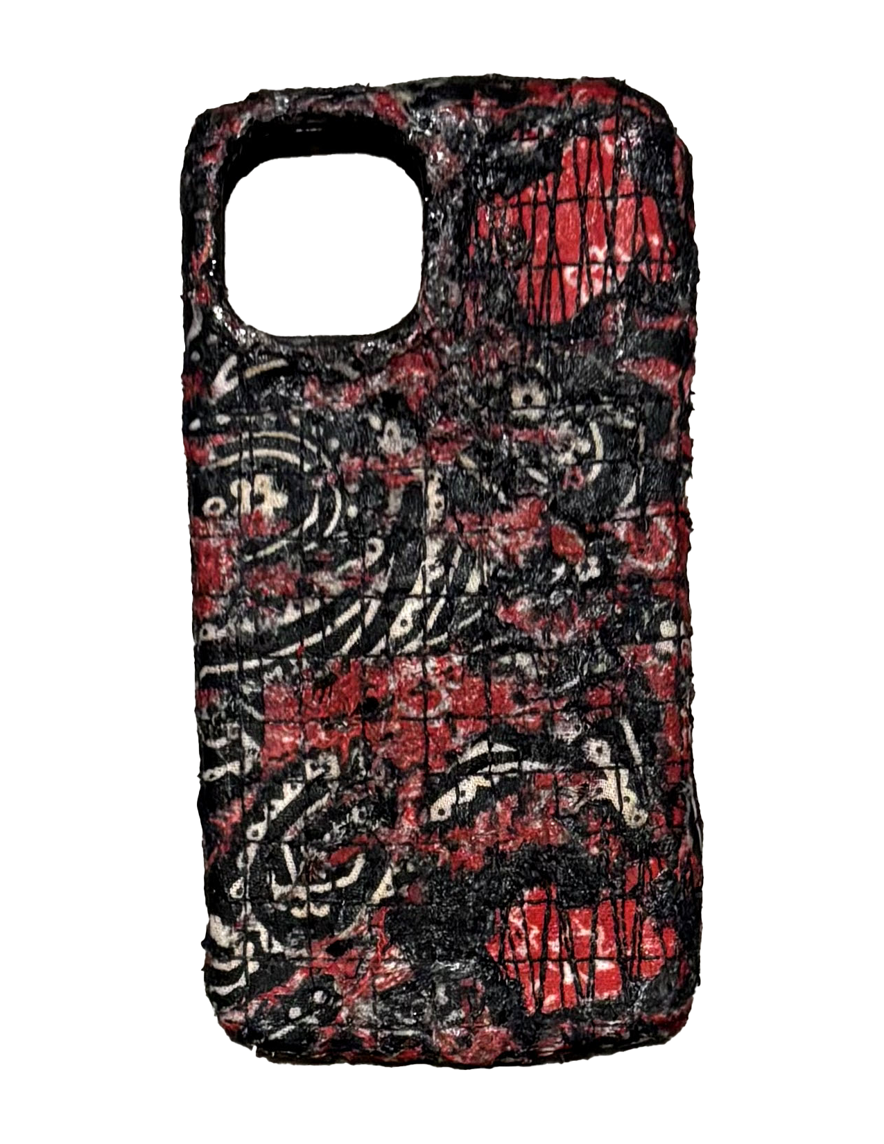 Boro IPhone 14 Case - Black/Red
