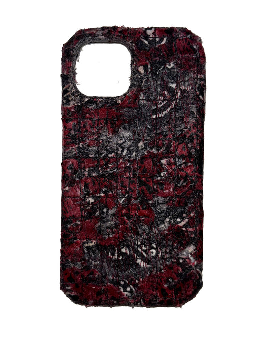 Boro IPhone 15 Case - Black/Red