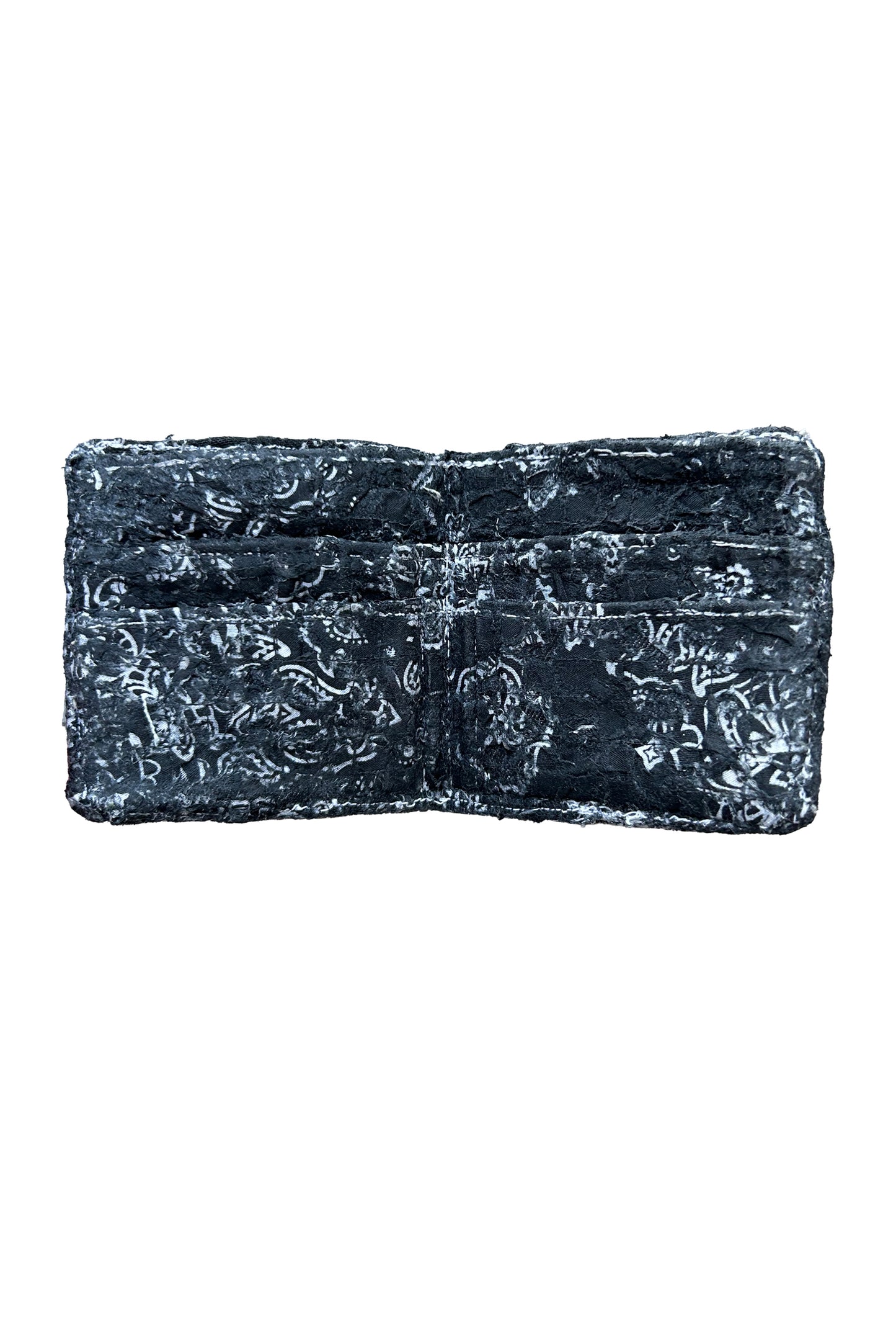 Boro Bi-Fold Wallet - Black with Red Star